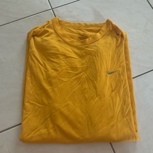 Nike Yellow Workout Tee